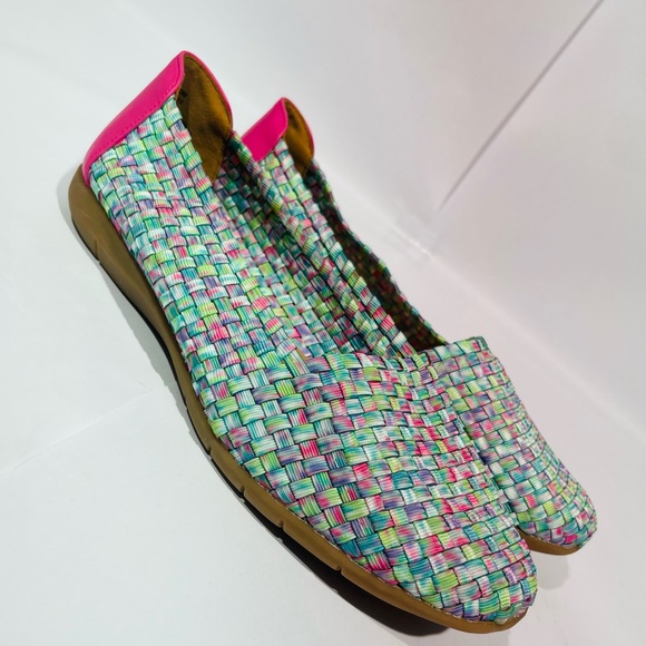 Comfortview Multicolor Woven Loafers - Picture 1 of 7